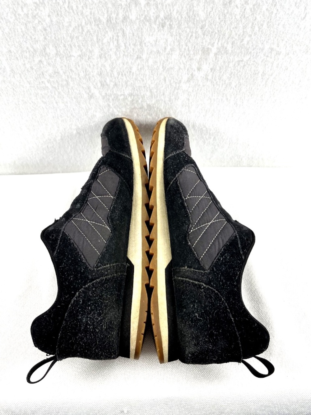 Merrell Men's Alpine Retro Sneakers Shoes Size 10.5 Black Suede Lace Up Hiking - Picture 5 of 8